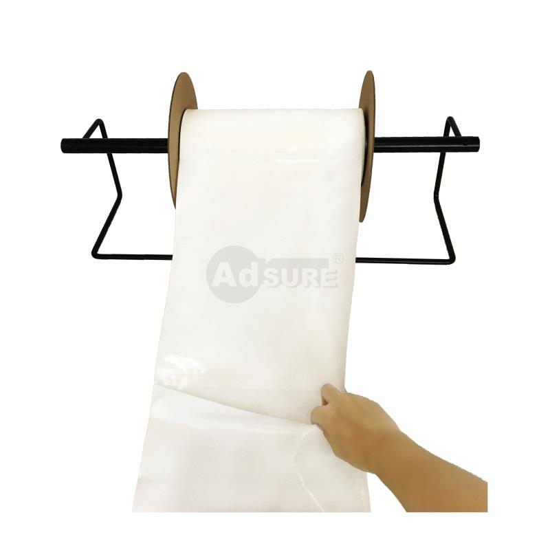 Plain White Opaque Pre-opened Auto Bag on a Roll for for Automated Packaging Machines