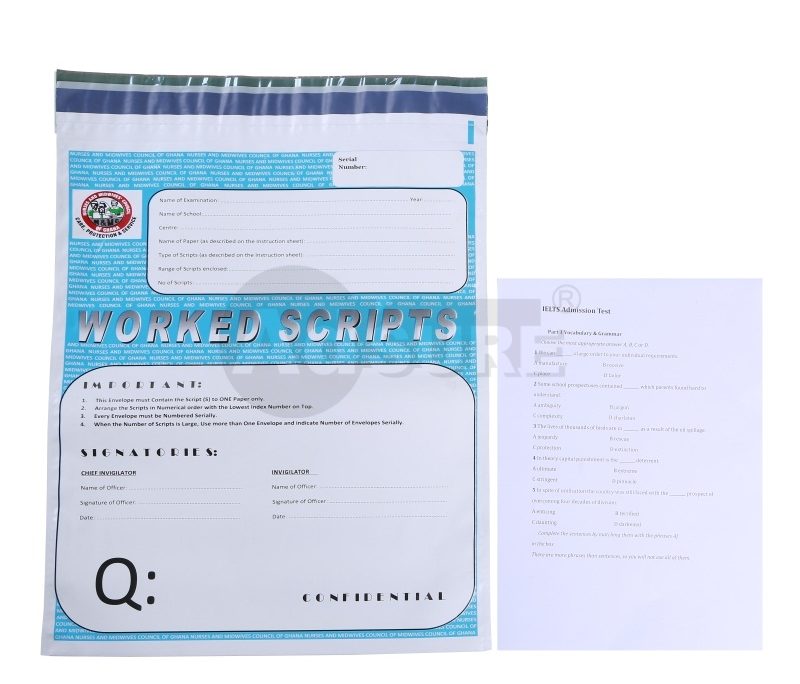 confidential document security examination bag