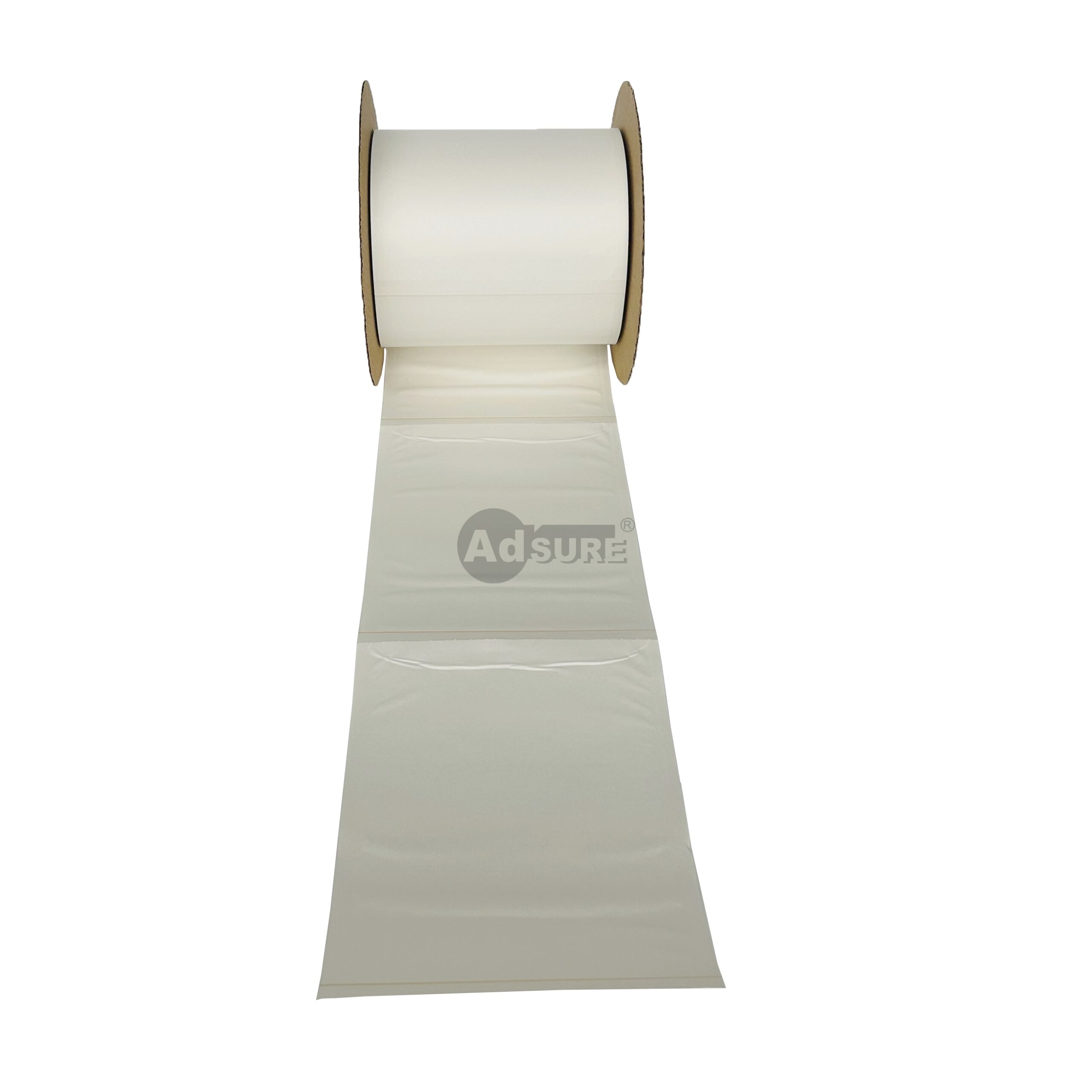 White Kraft Paper Pre-Opened Bags on Rolls