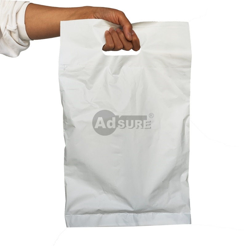 White Pre-opened bags with Handle